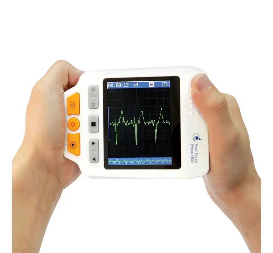 Восстанавливает силы Prince 180D медицинский портативный ecg с кардиограммой и пульсом сердца монитор ЖК-дисплей груди конечностей электрокардиограф с SPO2 опционально