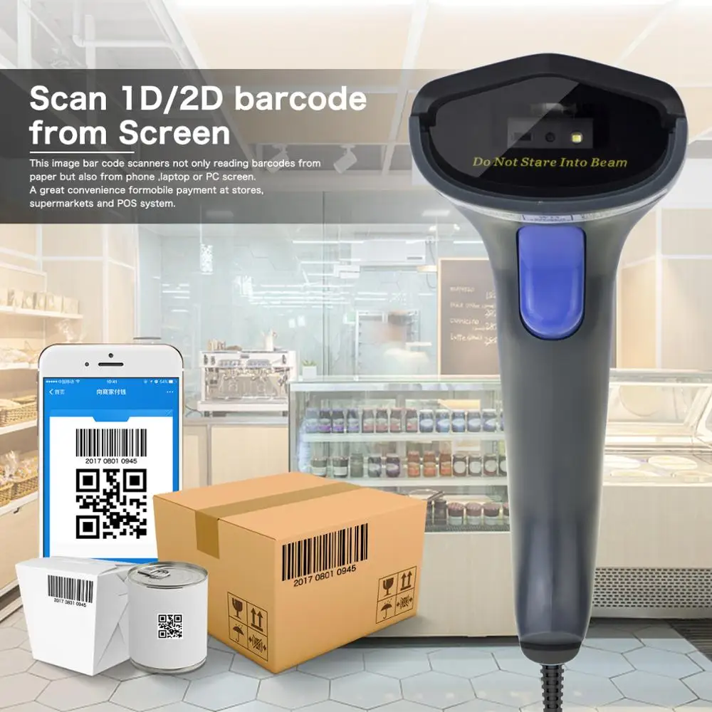 NETUM W8 X Bluetooth беспроводной 2D QR сканер штрих кода и W6 2 4G CCD считыватель для