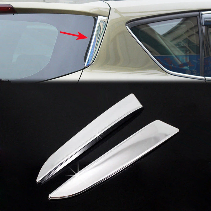 

New Chrome Rear Window Side Cover Moulding Trim For Ford Kuga Escape 2013-2018