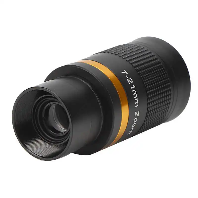 Astronomical Telescope 7-21mm Continuous Zoom Eyepiece Observation 1.25 Inch/31.7 MM Telescope Eyepiece