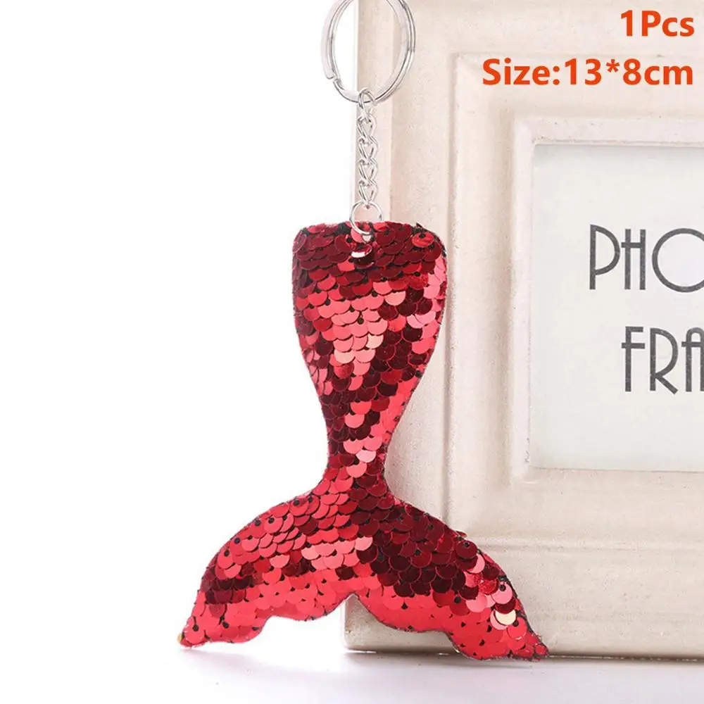 Mermaid Keychain 12 Taoup Золотая Звезда Русалочка браслет на день рождения вечерние декоры для девочек Babyshower Русалка Вечерние подарки для подростков подвески из раковин - Цвет: Mermaid Keychain 12