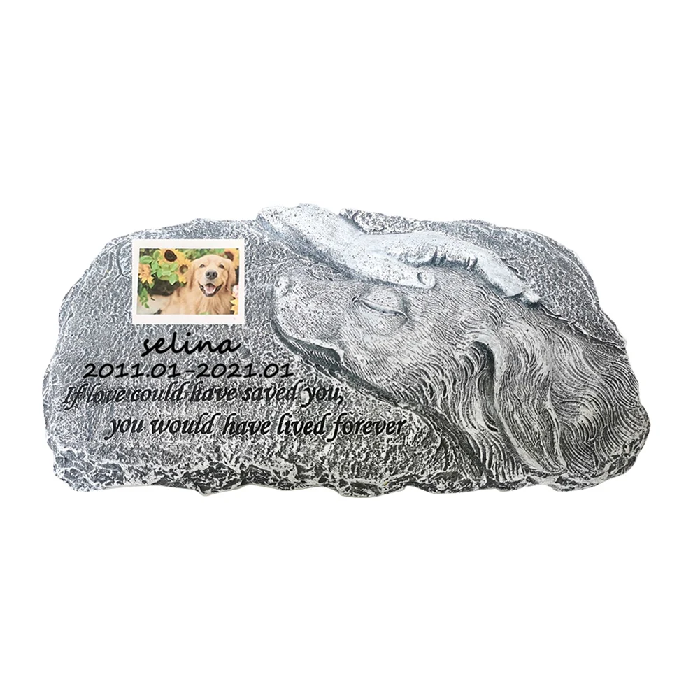Customizable Tombstone For Dogs Doggie Memorial