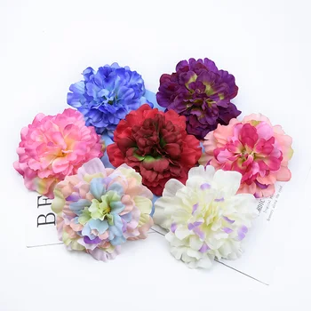 

50/100 Pieces artificial flowers for home decoration christmas wedding christmas decorative flowers wall scrapbooking silk roses