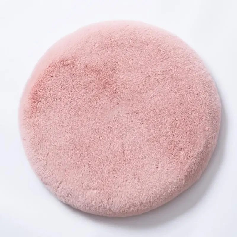 pink Японский стиль 45x45 см, 6 цветов, плюшевая подушка для дивана, стула, сидения, татами, коврики, теплый пол, Нескользящая подушка, коврик для автомобиля, украшение - Цвет: pink