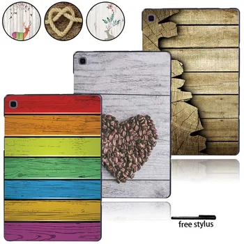

Anti-Dust Wood Grain Hard Shell Case Cover for Samsung Galaxy Tab A A6 7" 10" / Tab E S5E Tablet Plastic Protective Shell