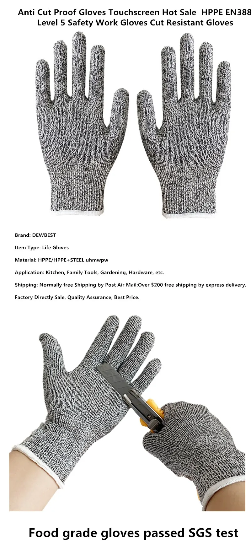 QG58 CUT GLOVES