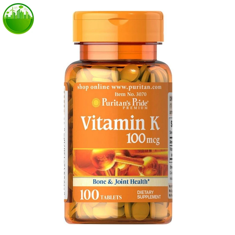 US Puritan's Pride PREMIUM витамин K 100mcg здоровье костей и суставов * 100 таблеток