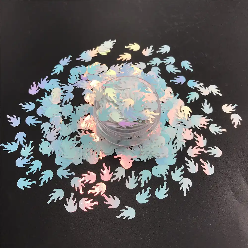 Alev Yangin 9mm Civi Glitter Tirnak Sanat Dekorasyon Yuz Boyama