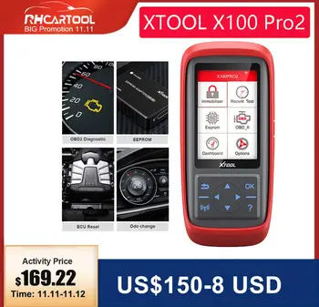 

Xtool X100 PRO X100 Pro2 Auto Key ECU Programmer OBD2 Odometer Mileage Correction X100 Pro 2 OBD 2 OBD2 Car Diagnostic Tool