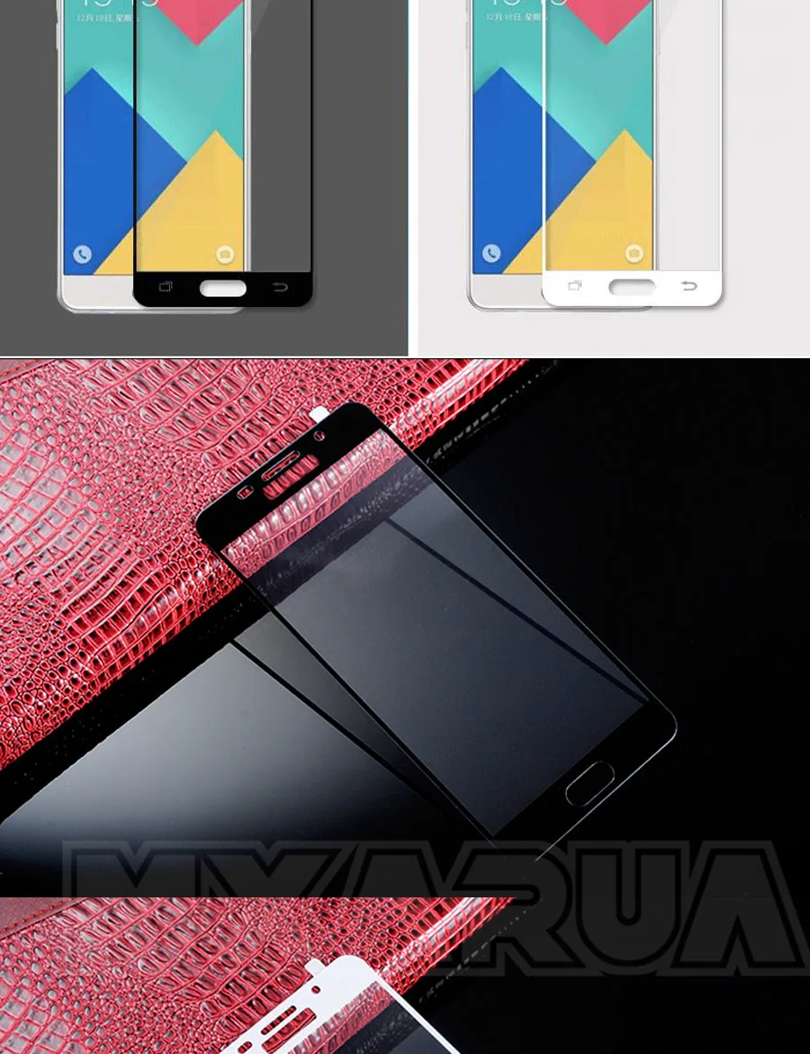 9D полное покрытие Защитное стекло для samsung Galaxy J3 J5 J7 A3 A5 A7 S7 закаленное защитное стекло пленка