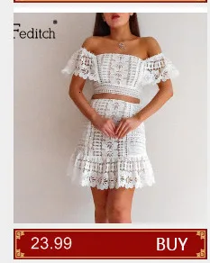 Feditch Satin Ruffles Sleeve 2020 Summer Dress Backless Strapless Bodycon White Dress Short Sexy Party Dress Nightclub Vestidos