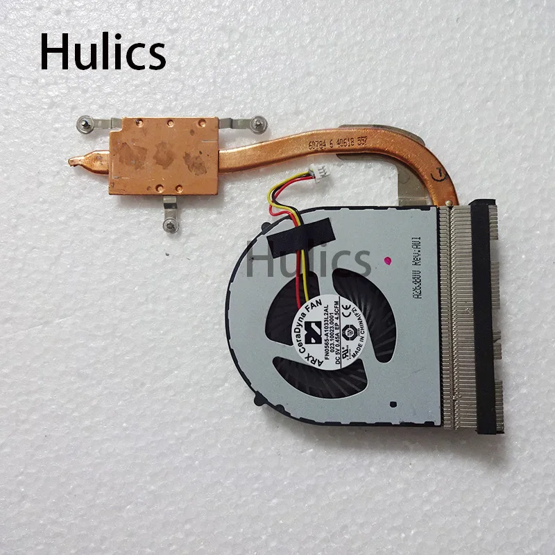 Hulics вентилятор охлаждения для ноутбука кулер для процессора DELL 3541 3542 3543 радиатор процессора 09W0J6 0511FV