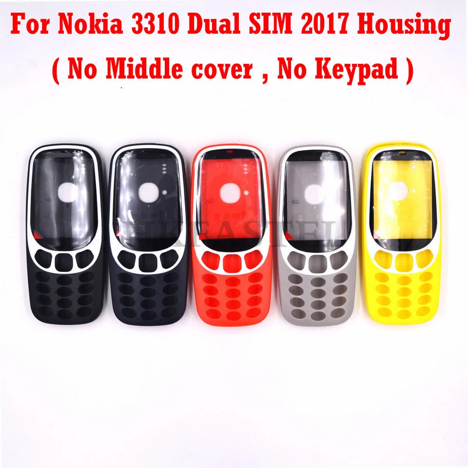 HKFASTEL высококачественный корпус клавиатуры для Nokia 3310 двойная sim-карта полный мобильный телефон чехол с клавиатурой