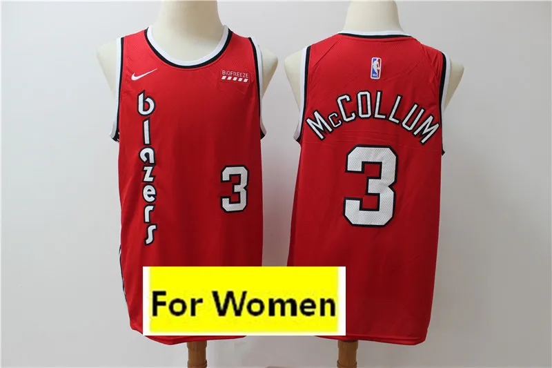 2 Сезон Женский baskeball Портленд#0 Damian Lillard#3 c. J. McCollum Майки - Цвет: 2