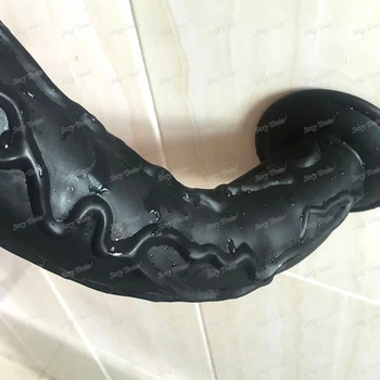 high quality 35*5CM Big Dildo with Suction Cup Super Soft Silicone Horse Dildo Sex Toys for Women Adult Huge Penis Sex Products 6