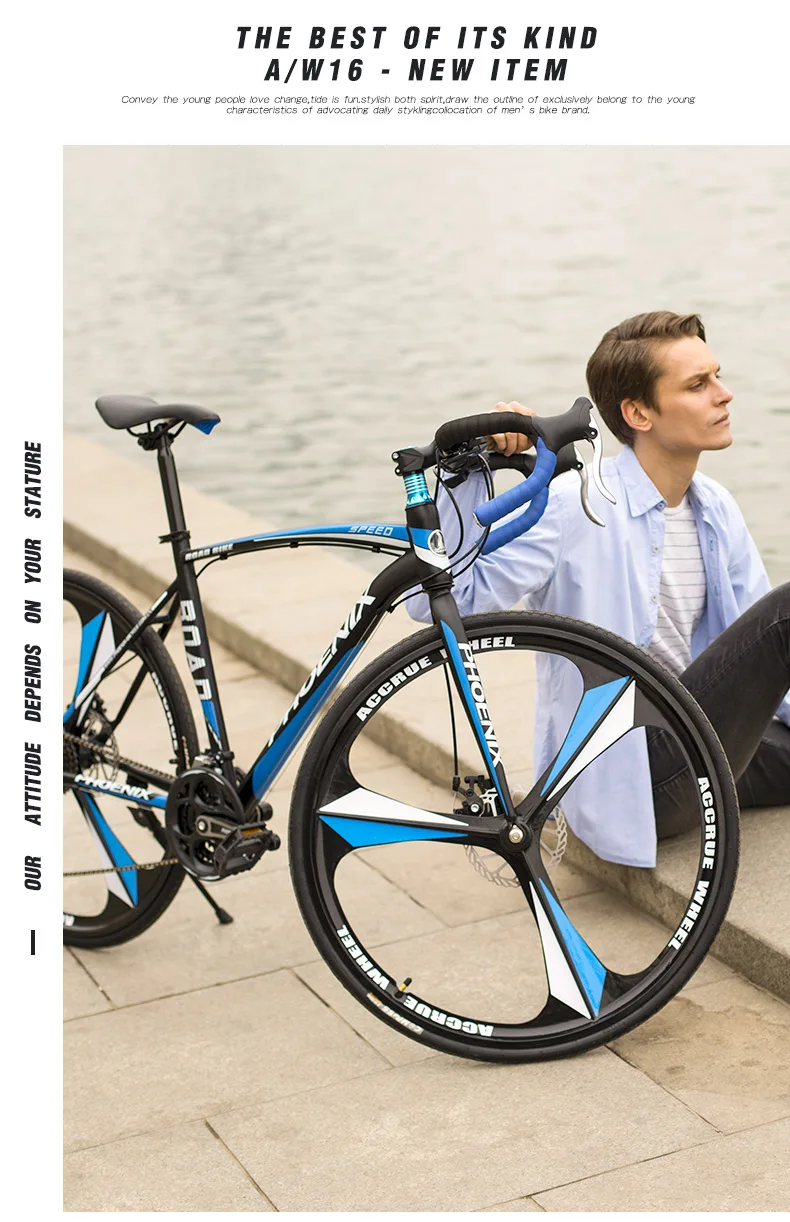 Top New Brand 700CC 18/21/27 speed carbon steel 52cm frame Bend handle road bike outdoor bicicleta Cycling racing bicycle 3 Top New Brand 700CC 18/21/27 speed carbon steel 52cm frame Bend handle road bike outdoor bicicleta Cycling racing bicycle 3