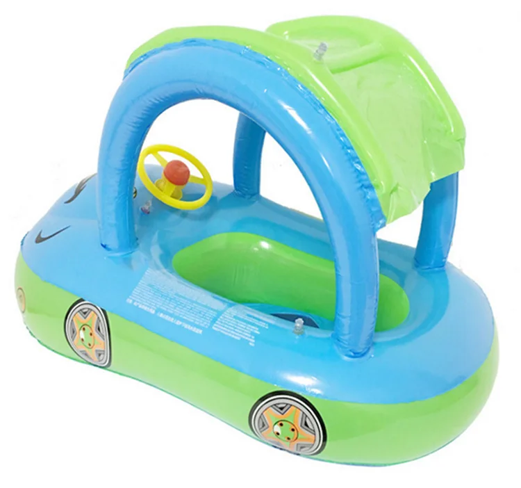 Анель da Natação сделать bebê Assento de Carro Dos Desenhos Animados Círculo Colchão Inflável Para A Natação Piscina поплавок партия бри