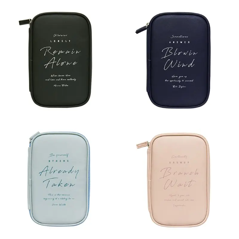 

Romantic Cool Large Capacity Pencil Case Makeup Cosmetic Pouch Zipper Bag School U1JA