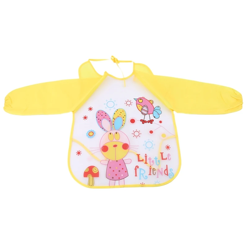 Милый детский нагрудник; водонепроницаемый фартук; детский халат с длинными рукавами для кормления; нагрудник; одежда; мягкая одежда для малышей; одежда для малышей