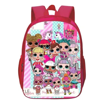 

13/16inch Children School Bag Girls LOL Dolls Satchel Primary school backpack princess Backpack schoolbag kids Mochila Infantil