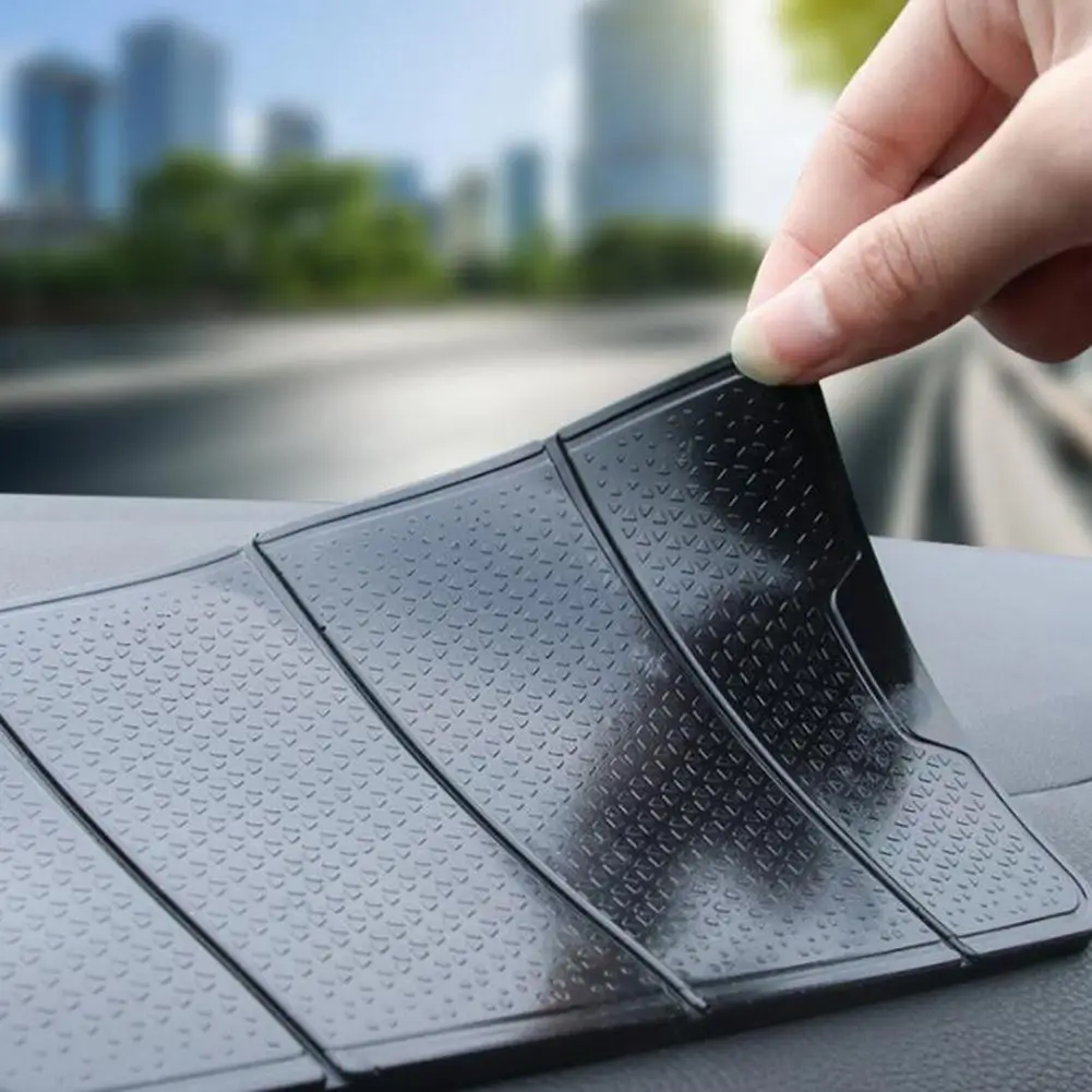 Multi-function Folding Dashboard Phone Bracket Car Storage Pad Paste Dashboard Anti-slip Mat Storage Pad for Mobile Phone