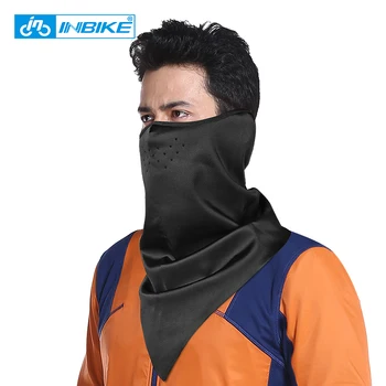 

INBIKE Cycling Face Mask Winter Windproof Fleece Ski Running Sport Mask Warm Neck Scarf Balaclava Men Breathable Bicycle Mask