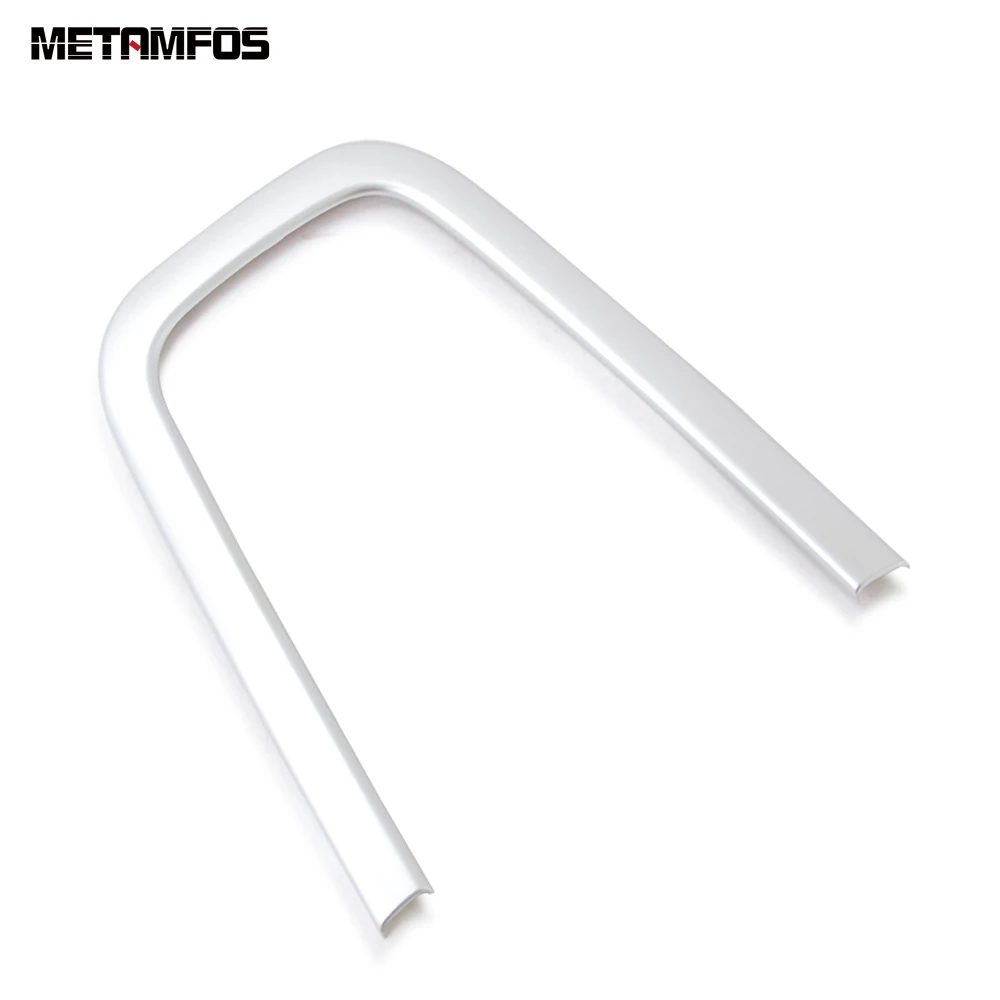 ABS Matte Plastic Для Volkswagen Jetta 6 2012 2013 Матовая коробка переключения передач накладка декоративная рамка интерьерные аксессуары для автомобиля Стайлинг - Название цвета: ABS Matte Plastic