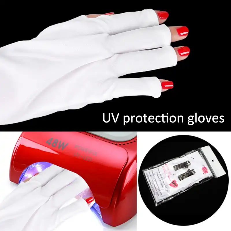 プロ1ペアuv保護手袋uv放射線保護手袋ネイルアートツール抗uvライト Uv乾燥機ネイルledランプ手シールド ネイルアートグッズ Aliexpress