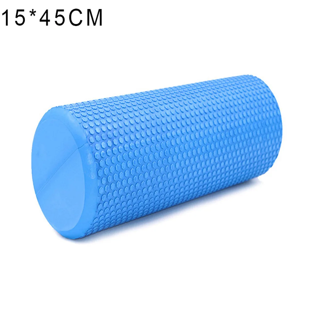 15x45CM 30/45/60 см для занятия йогой из материала EVA обучение пенный ролик кирпичи для Фитнес Пилатес здания тела массажер для спины BB55 - Цвет: 15x45CM