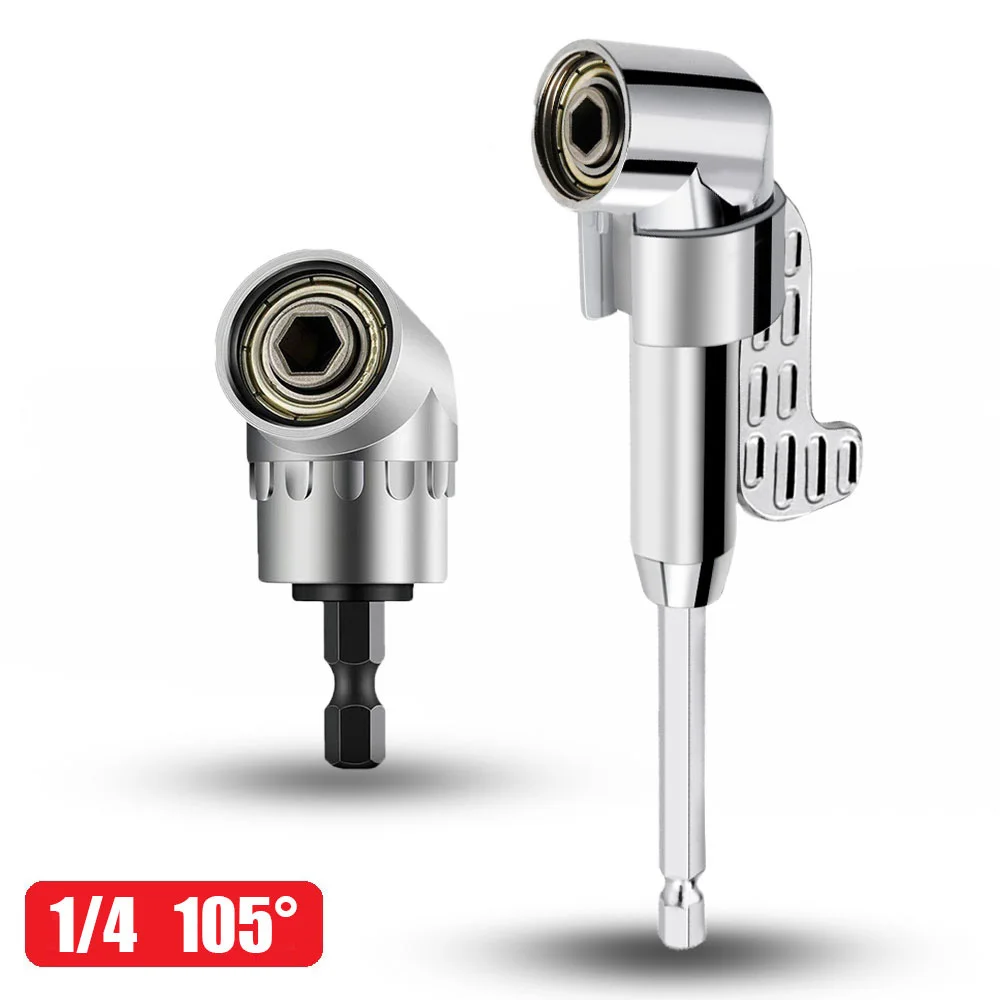 

Oauee105 Angle Screwdriver Set Socket Holder Adapter Adjustable Bits Drill Bit Angle Screw Driver Tool 1/4'' Hex Bit Socket