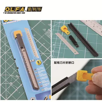 

OLFA Small Lightweight Metal Handle Knife Thin Metal Knife S Blade Stainless steel blade AB-10 AB-50 ABB-10B ASB-10 ABB-50
