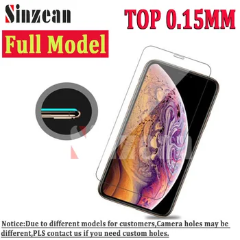 

200PCS Quality For IPHONE 12Pro Max/11 Pro/XS MAX/XR 0.15mm Ultra Clear Tempered Glass For IPHONE 678 Plus 2.5D Screen Protector