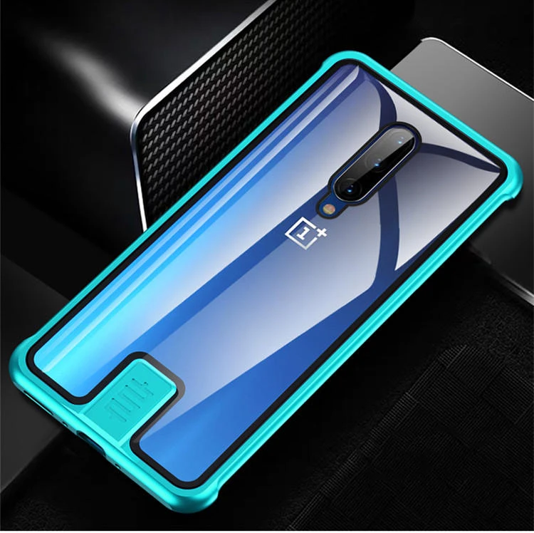 Роскошное Безрамное алюминиевое чехол-бампер для телефона для Oneplus 7 Pro металлическая рамка+ закаленное стекло чехол для Oneplus 7 ударопрочный чехол