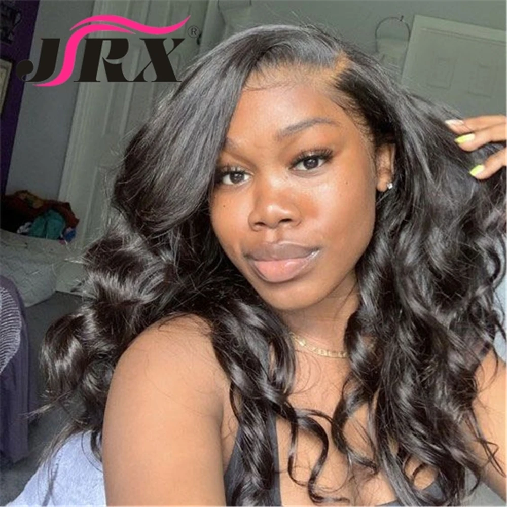 

Loose Wave Lace Front Human Hair Wigs Natural Color Bleached Knots Brazilian Remy Hair 360 Frontal Lace Wigs With Baby Hair