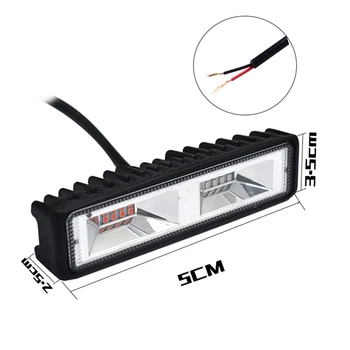 

Spotlight LED Work Light Lamp For SUV Off-Road 4WD ATV Aluminum Alloy 6000K