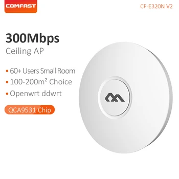 

Comfast 300Mbps Wifi Router Home Coverage Network 2.4G Indoor Ceiling Mount Access Point Wi fi Repeater AP Amplifier CF-E320N V2
