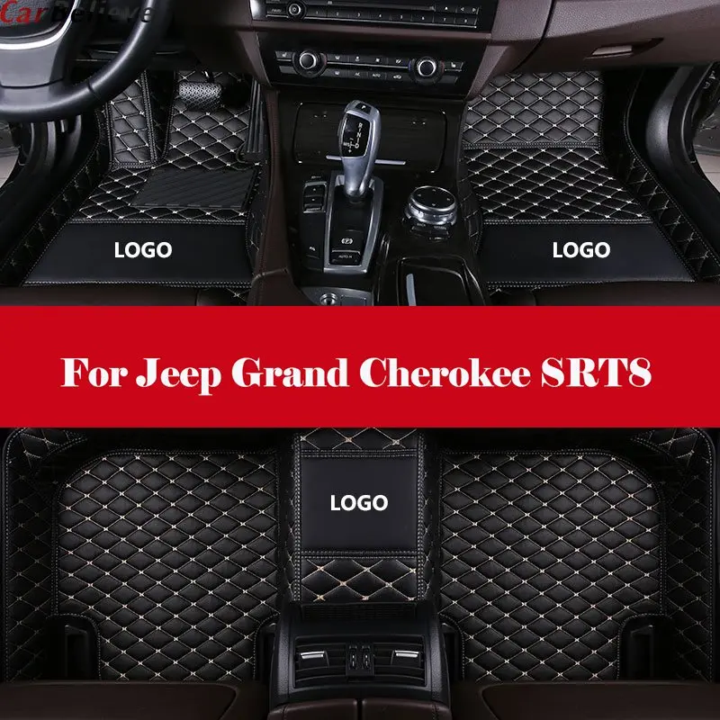 Аксессуары для автомобиля кожаные напольные коврики Waterprof LHD автомобильные Jeep Grand
