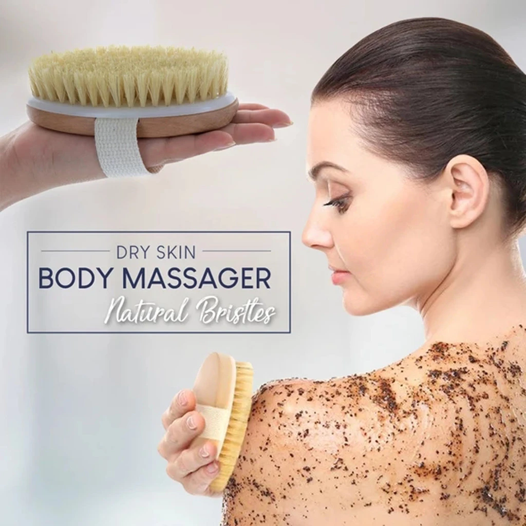 Piel Seca cuerpo Cerda natural suave SPA cepillo para ducha de baño Baño de madera Cerda para cepillo SPA cuerpo cepillo sin mango| Cepillos, esponjas y estropajos de baño| - AliExpress