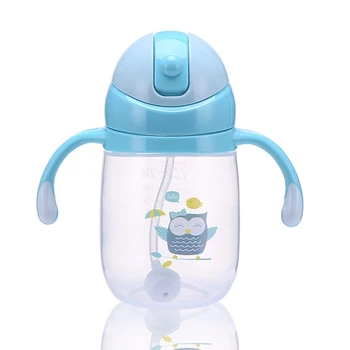 

Baby Feeding Bottle 240ML Sippy Cup Leak-Proof Safety Kids Infant Training Drinking Bottles Cups Water Milk Bottle with Handle