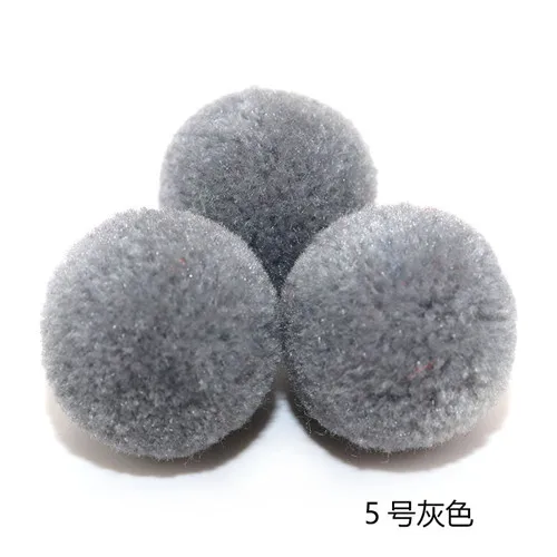05 Gray 20 мм кашемировый Шар Подходит для DIY скрапбукинга Свадебный домашний бархатный шар ремесла одежда Ювелирный шарф Швейные аксессуары 40 шт - Цвет: 05 Gray