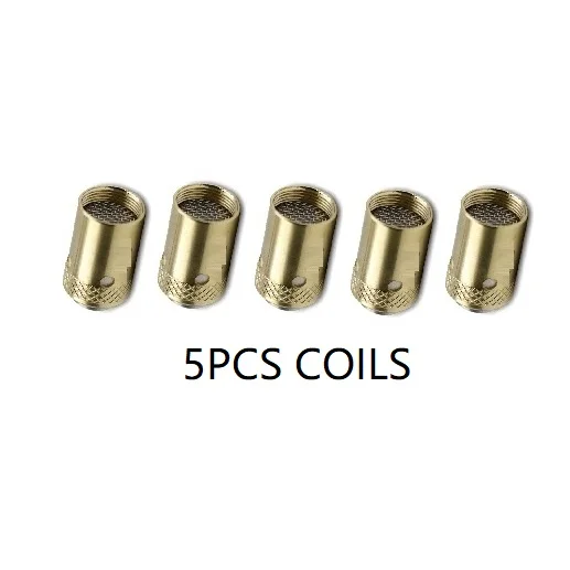 5PCS COILS Новое поступление мини 80 Вт коробка мод OLED экран 1200 мАч батарея 2,5 мл распылитель бак режим остановки дыма электронная сигарета Vape мод комплект - Цвет: 5PCS COILS