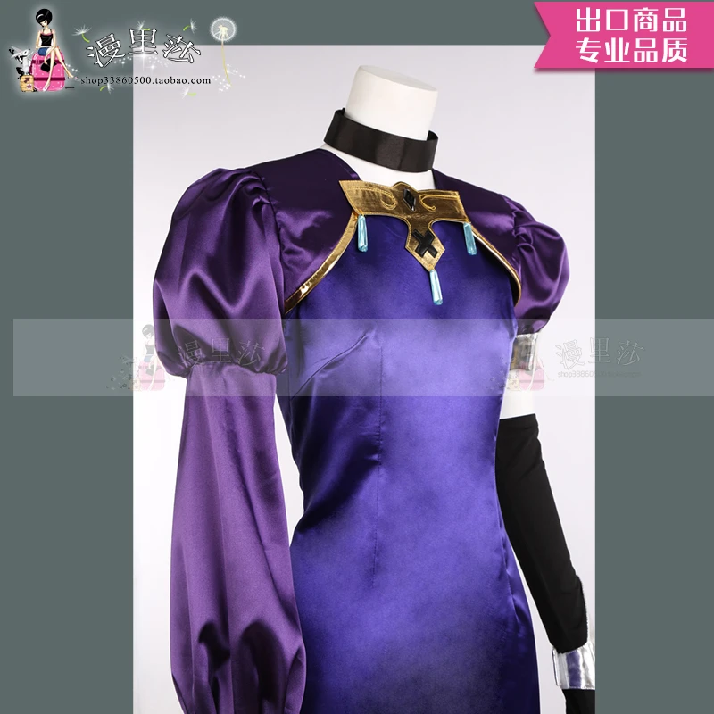 Anime Hot Game Fate Grand Order FGO Medea Revised Version Dress Cosplay Costume Halloween Suit Purple H