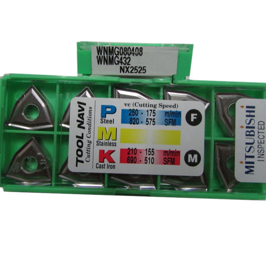 MITSUBISHI WNMG080404 NX2525 WNMG431/WNMG080408 NX2525 WNMG432 токарно-фрезерный станок с ЧПУ Металлокерамические вставки