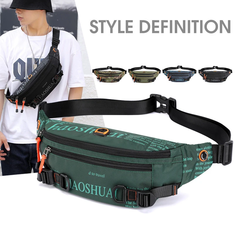 Fanny Pack Bum-Bags Waist-Belt-Bag Crossbody-Bag Chest Street-Fashion Running Women Sports
