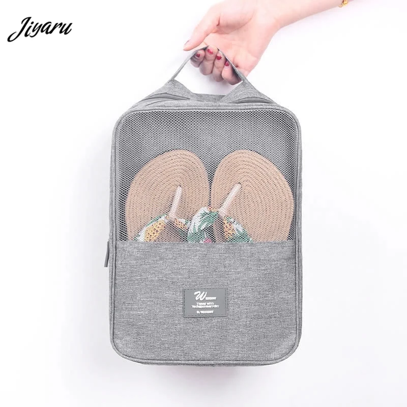 

Jiyaru Hot Sale Travel Shoes Box Portable Shoes Bags Luggage Packing Organizers Multi Purpose Bags Travel Accessories