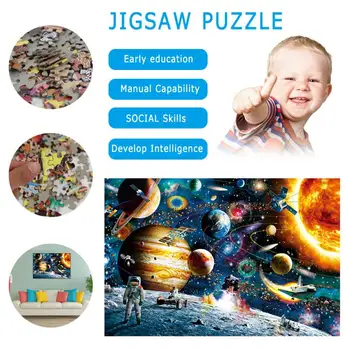 

1000pcs Space Puzzle Planet Puzzles In Space Family Entertainment Educational Toys Adults Children Non-toxic Creative Meditation
