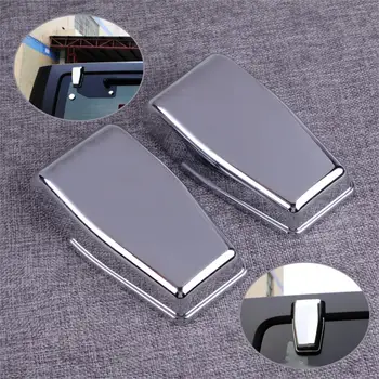 

DWCX Chrome Upper Rear Door Window Hinge Cover Trim ABS Fit for Jeep Wrangler JK 2007-2011 2012 2013 2014 2015 2016 2017 2018