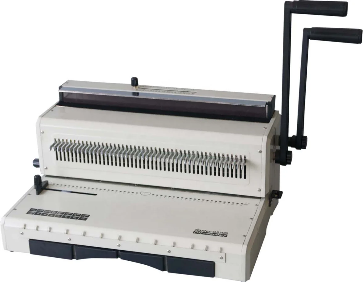 

A3 Wall calendar punching and binding machine