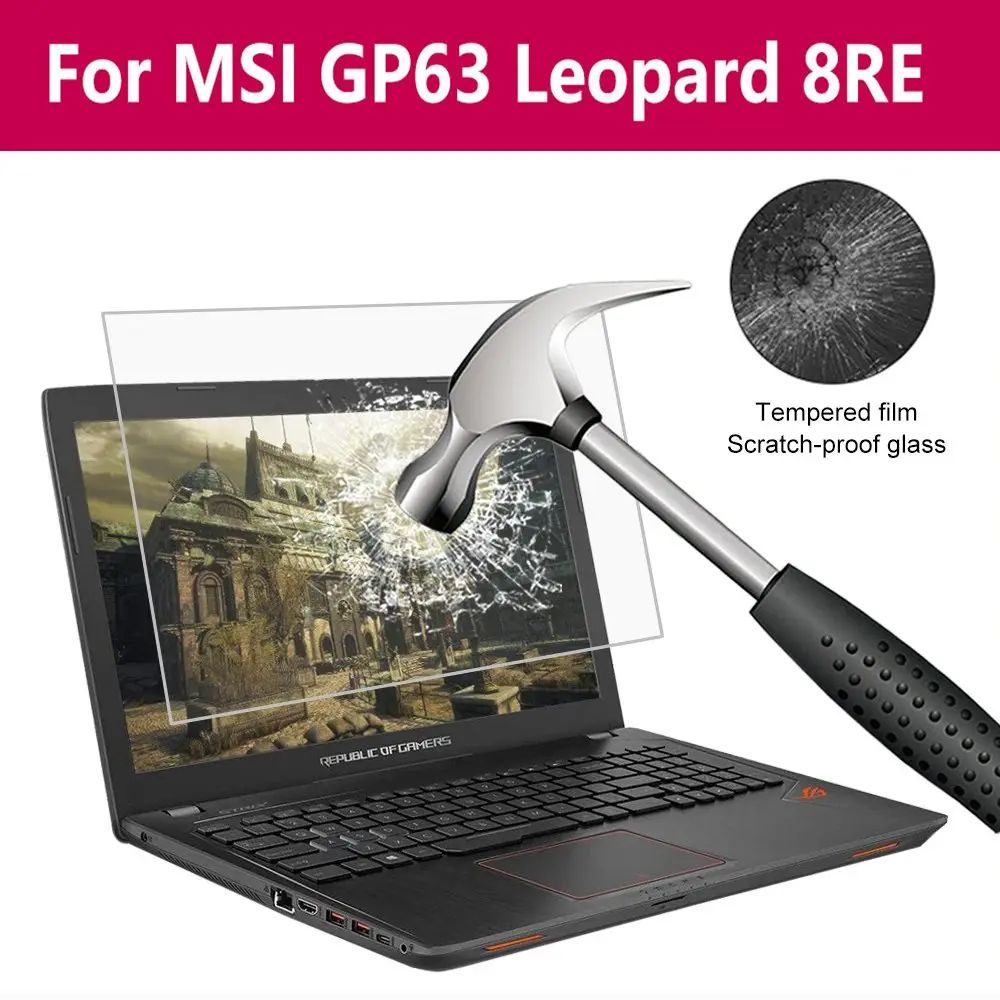 For Msi Gp63 Leopard 8re Laptop Screen 