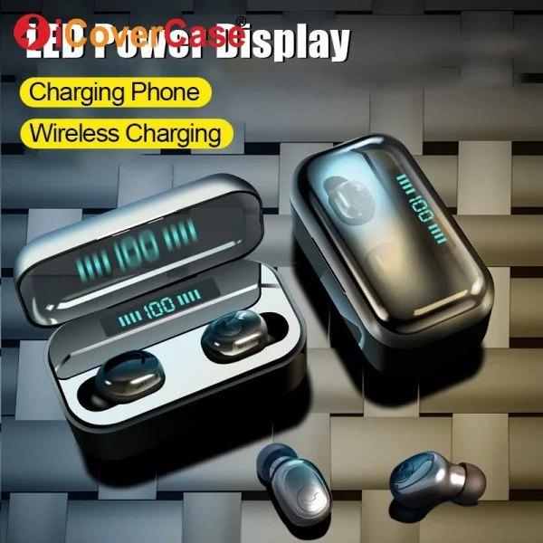 Bluetooth наушники с зарядным устройством наушники с микрофоном для iPhone 11 Pro Max samsung S10 S9 Note 10 sony XZ5 XZ4 Redmi 7 8 K20